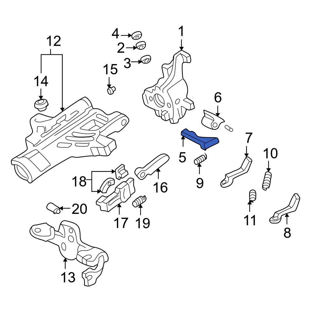 Ford OE F58Z3F609A Steering Column Tilt Adjuster