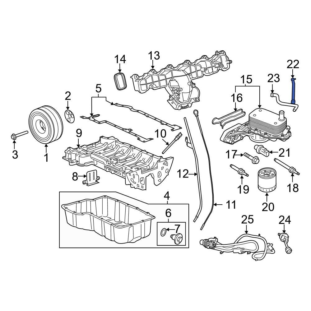 Ford OE CK4Z8260F - Upper Radiator Coolant Hose