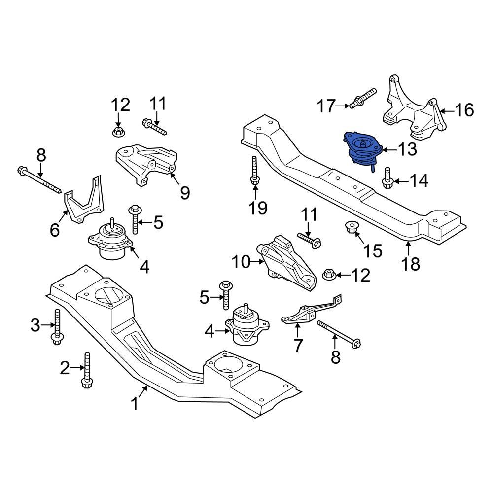Ford OE CK4Z6068E Automatic Transmission Mount