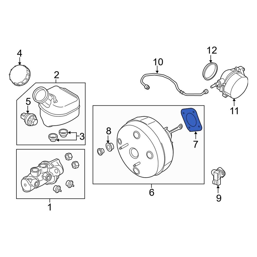Ford OE CK4Z2B022A Power Brake Booster Gasket