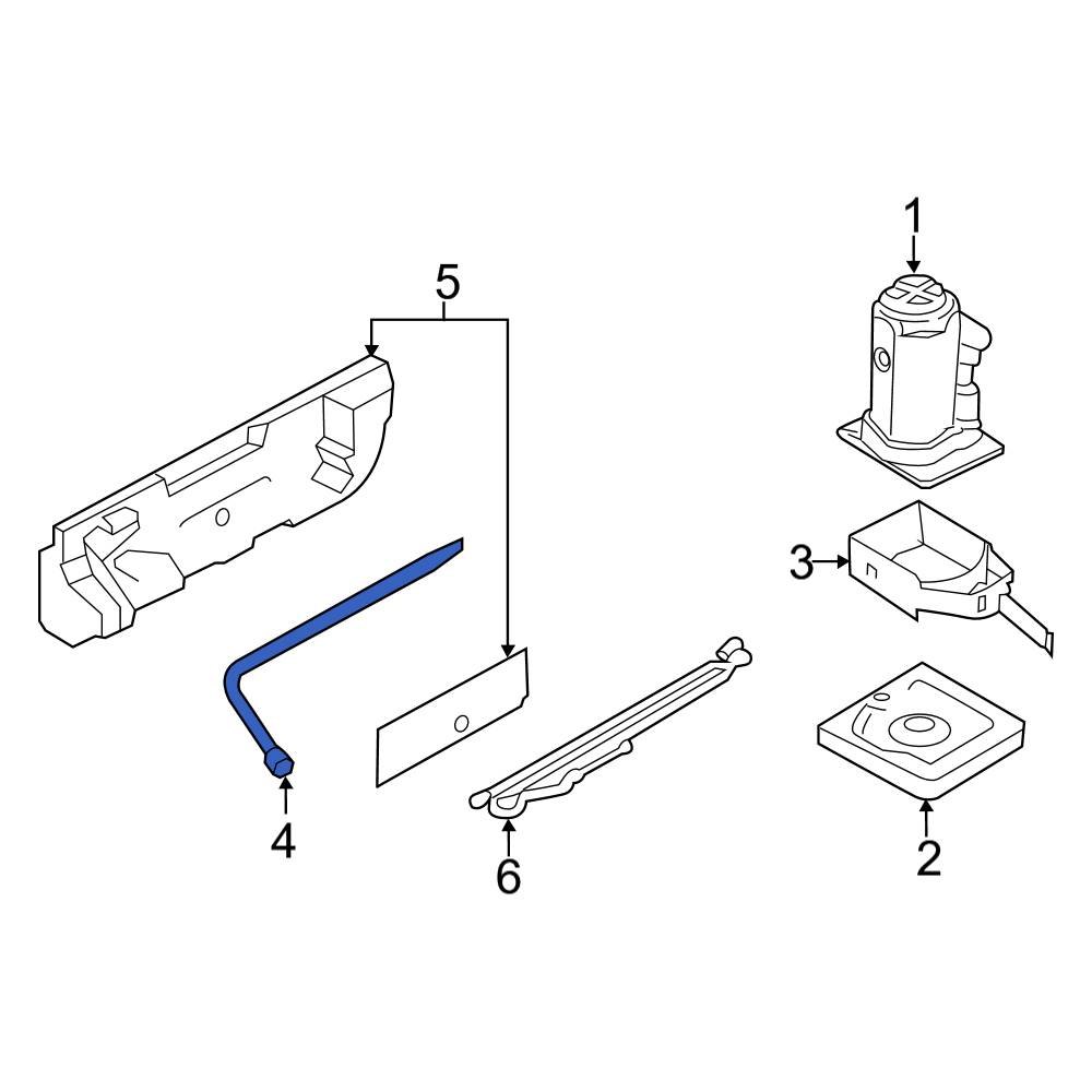 Ford OE YC1Z17032C Wheel Lug Wrench