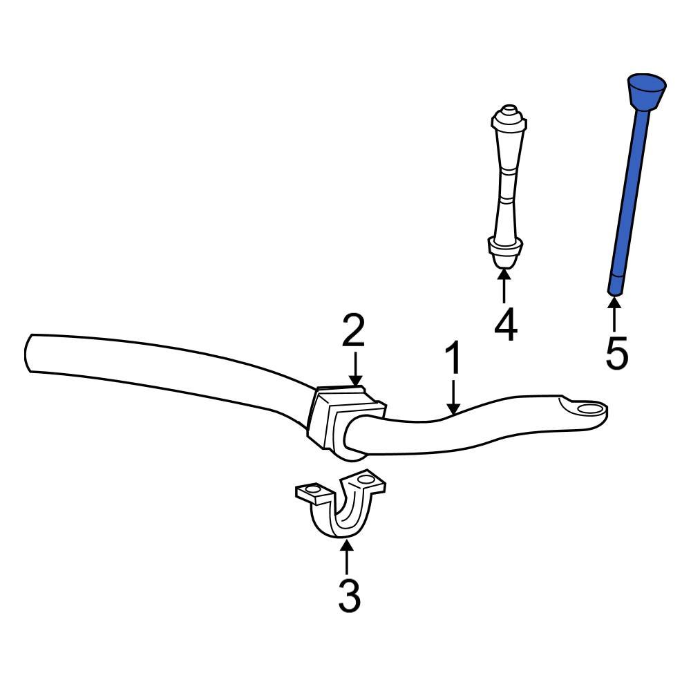 Ford OE 6L5Z5495AA Front Suspension Stabilizer Bar Link Bolt