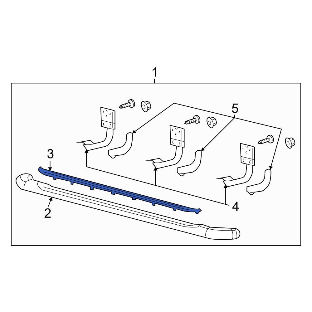 Ford OE 3L2Z16490BAA Running Board Step Pad