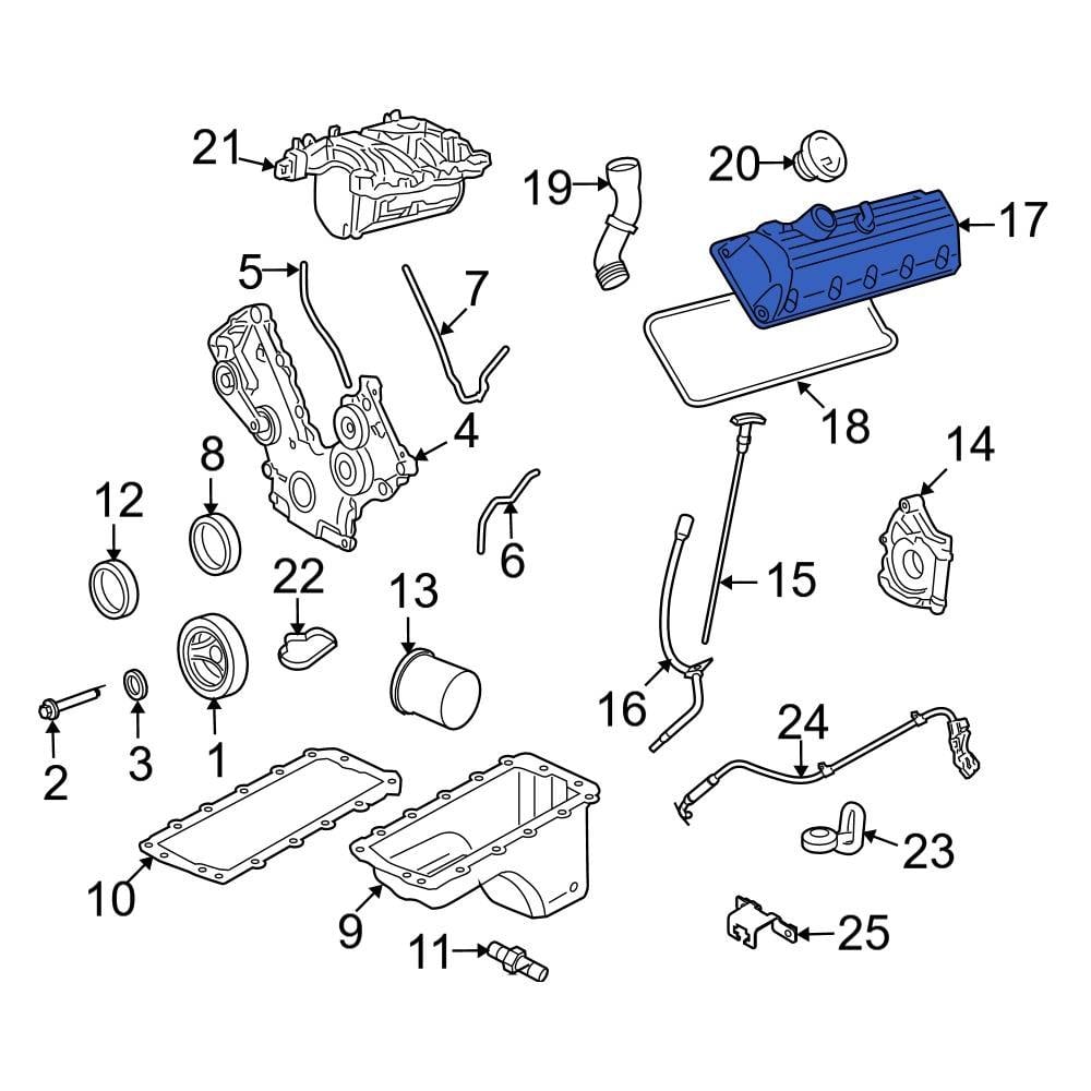 Ford OE 9L1Z6582C - Left Engine Valve Cover