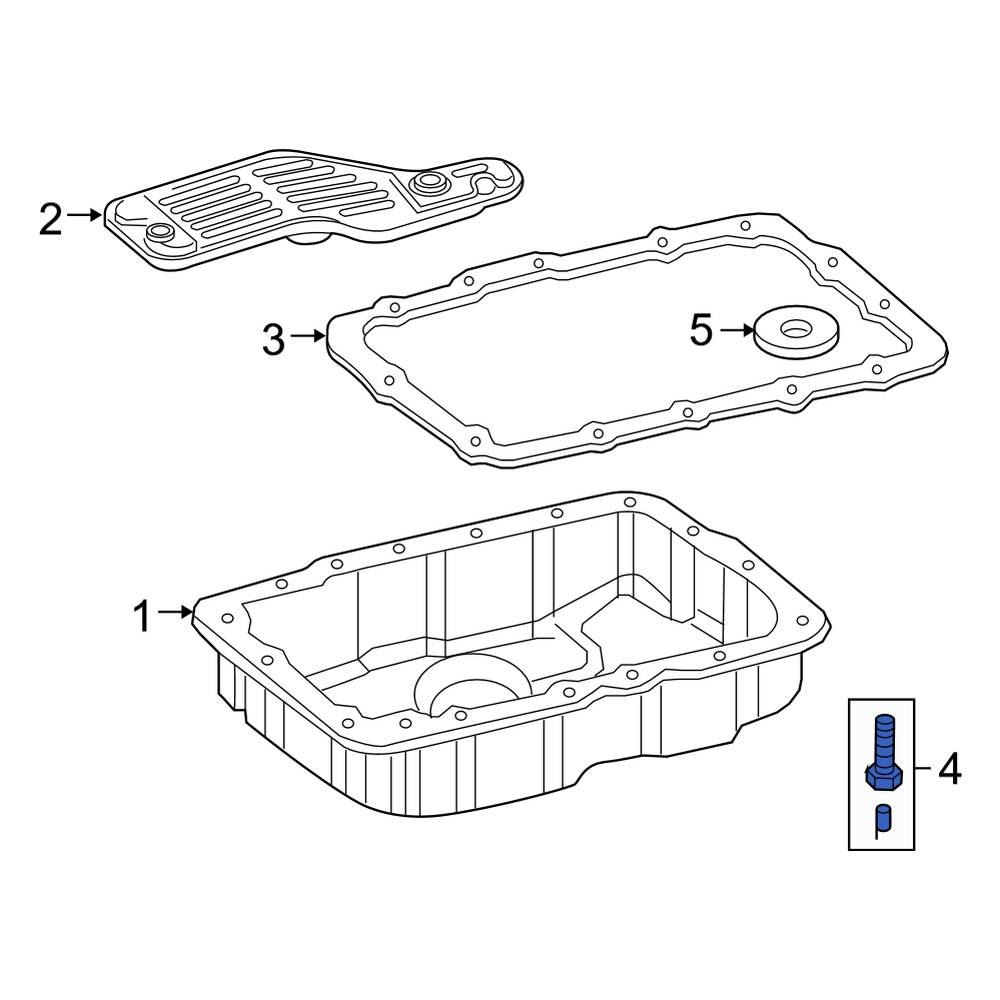 Ford OE 6L2Z7A010AA Transmission Drain Plug