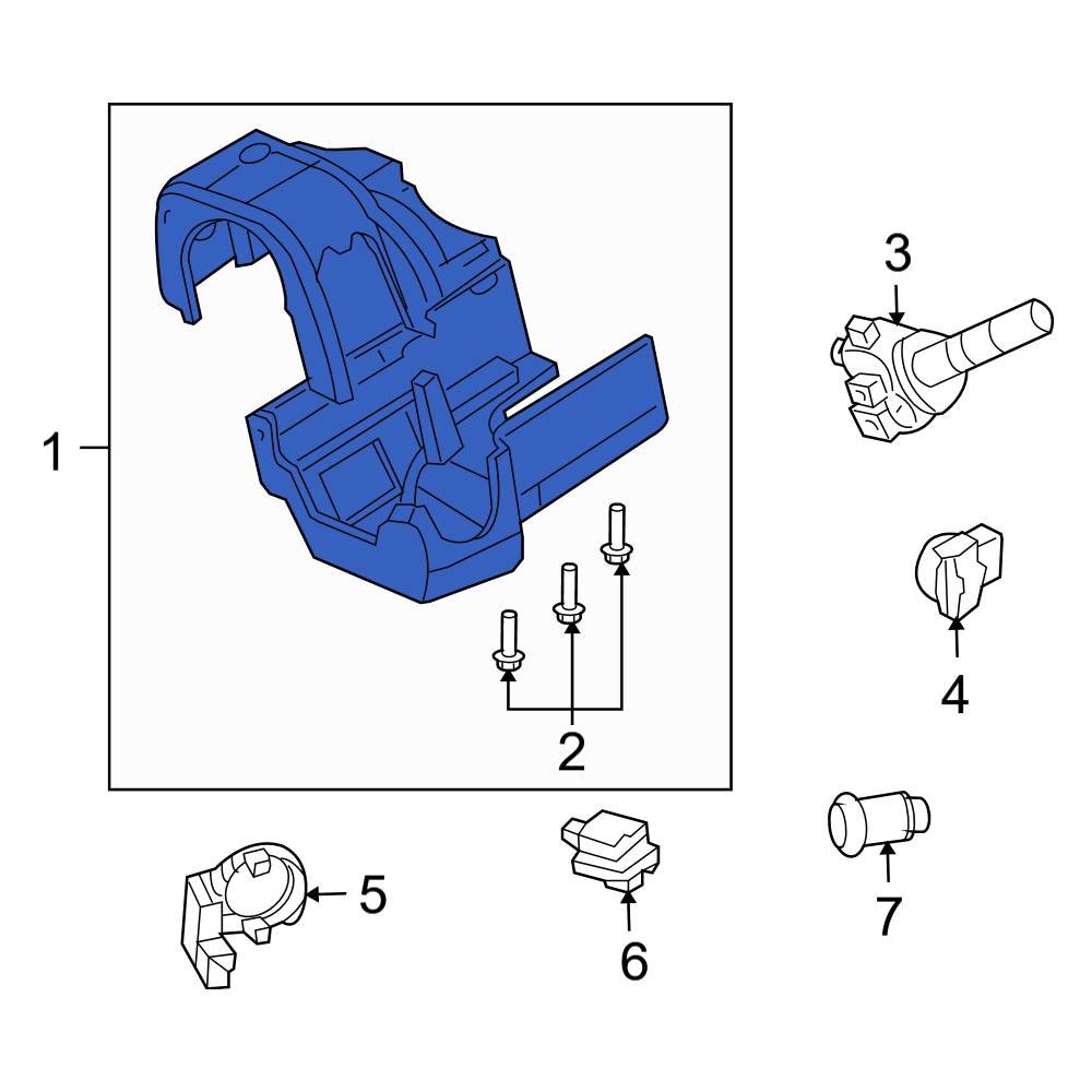 Ford OE 6L2Z3530AE Steering Column Cover