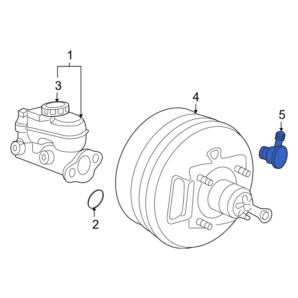 Ford OE 6L2Z2365A Power Brake Booster Check Valve