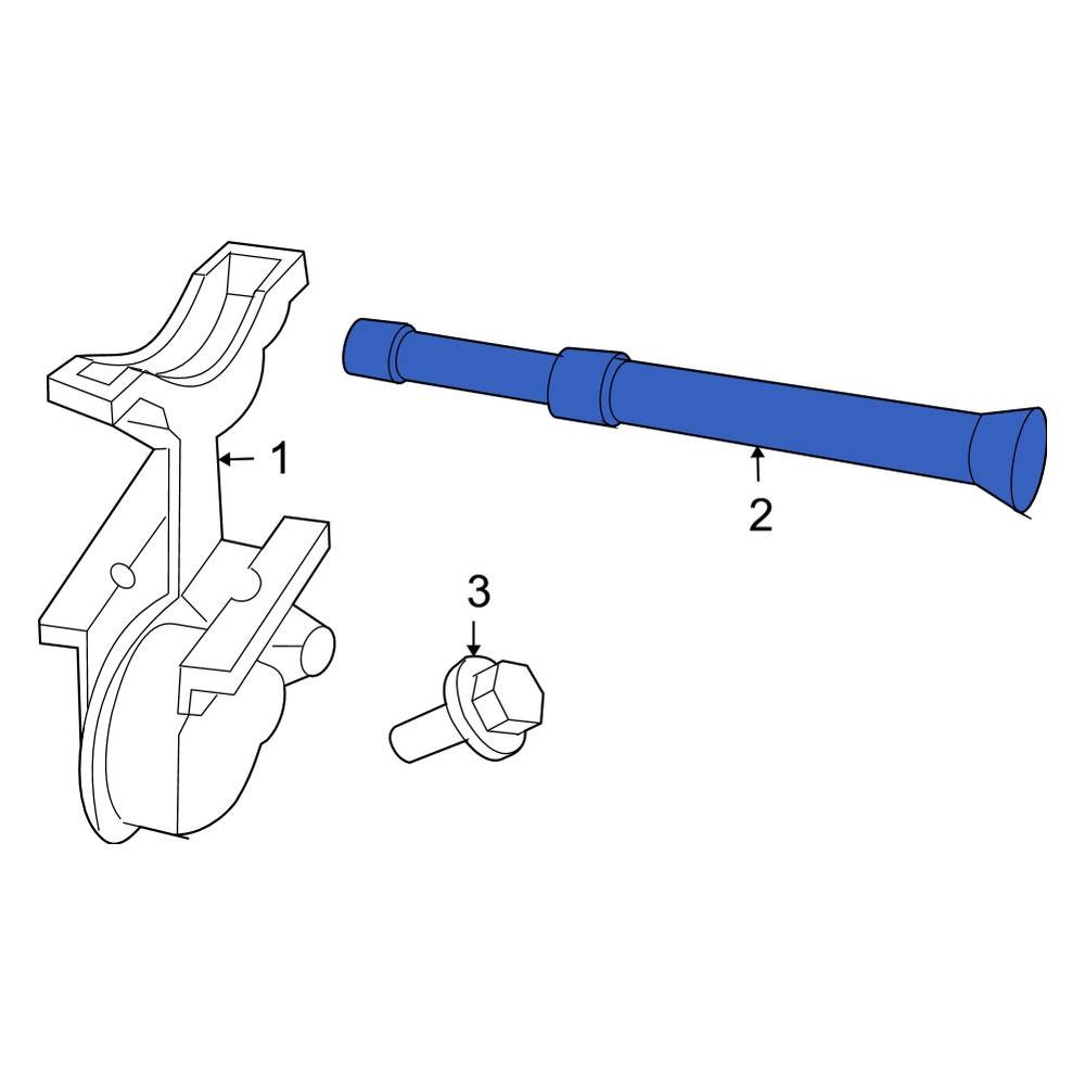 Ford OE 5L8Z1A433BB Spare Tire Hoist Wrench
