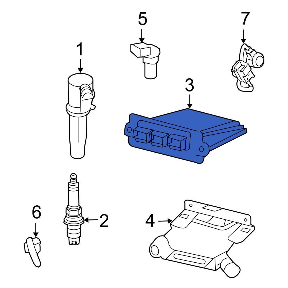 Ford OE AL8Z12A650AGA Engine Control Module (ECM)