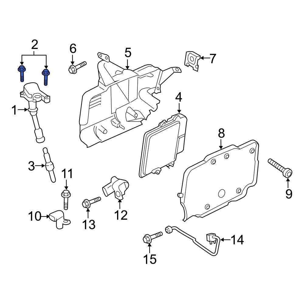 Ford OE W716607S437 Ignition Coil Bolt