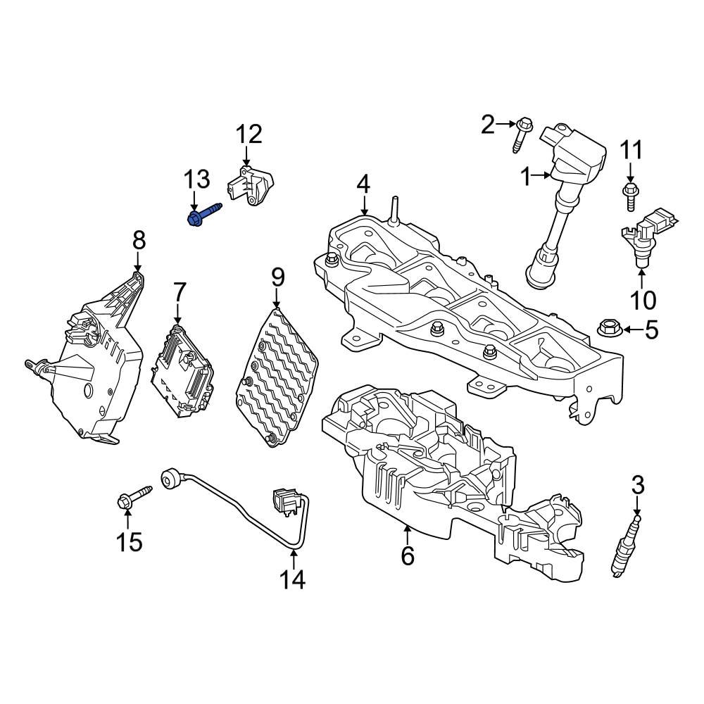 Ford OE W500215S437 Ignition Coil Bolt