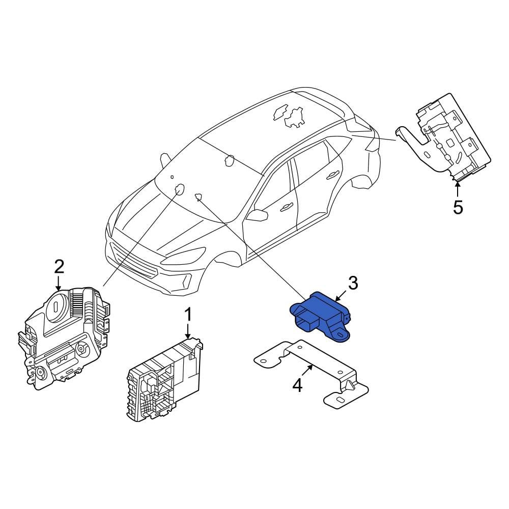 Ford OE HU5Z14G490C - Power Inverter