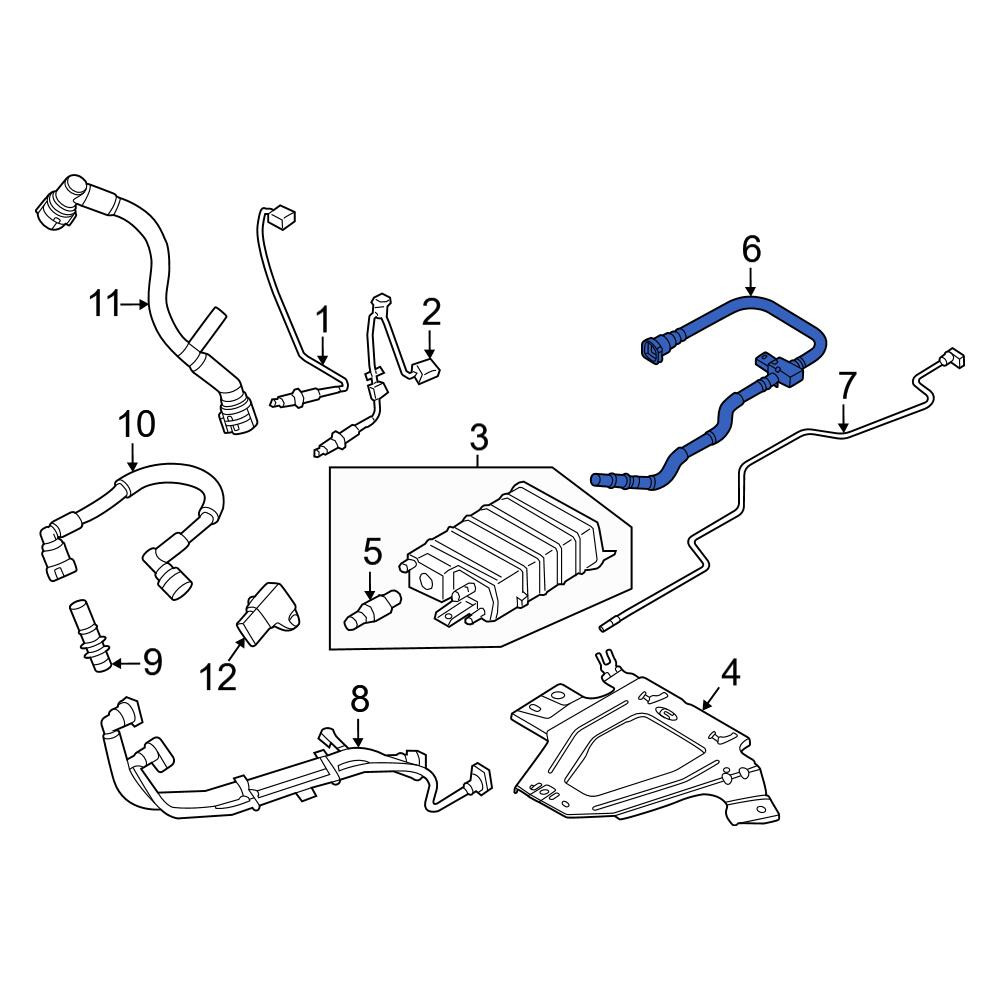 Ford OE NB3Z9G271A Vapor Canister Vent Solenoid