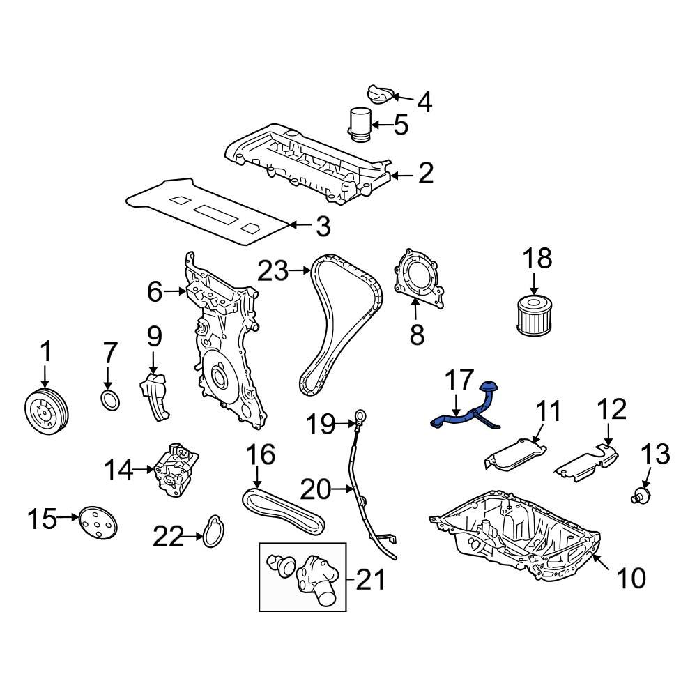 Ford OE 6M8Z6622AA Engine Oil Pump Pickup Tube