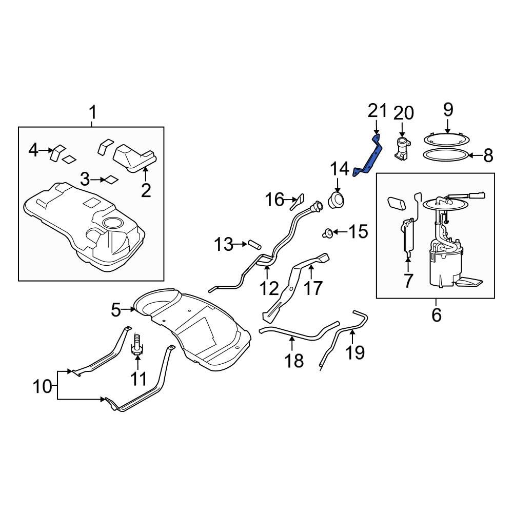Ford OE 6L8Z9D362AA Fuel Pump CutOff Switch