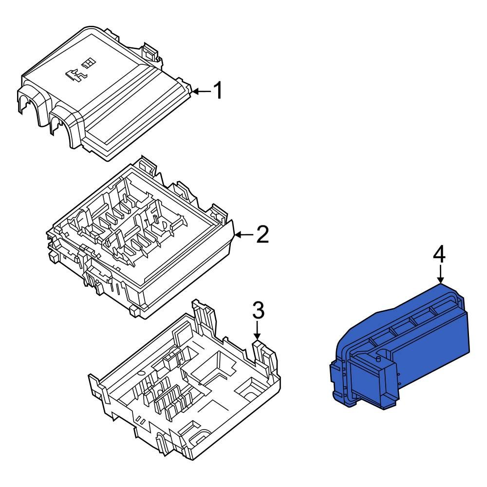 Ford OE LX6Z14A068C Relay Box