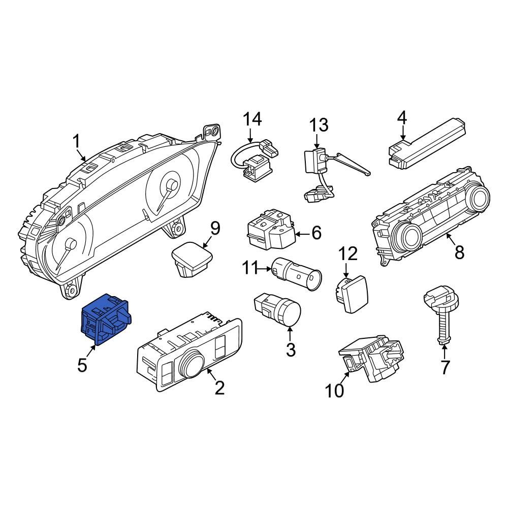 Ford OE ML3Z14529AC Trailer Brake Control