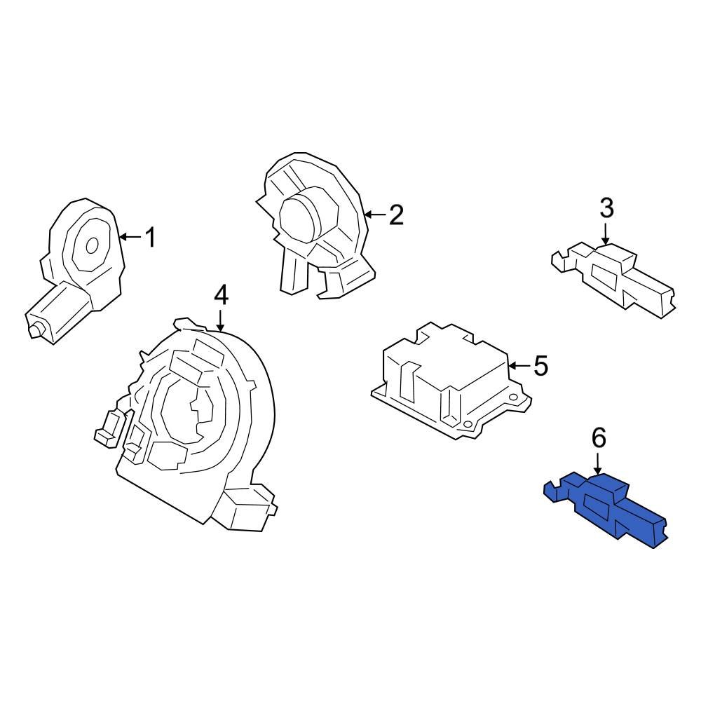 Ford OE JJ5Z14B416B Right Seat Track Position Sensor