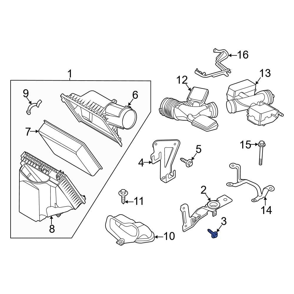 Ford OE W720881S439 Air Filter Housing Bolt