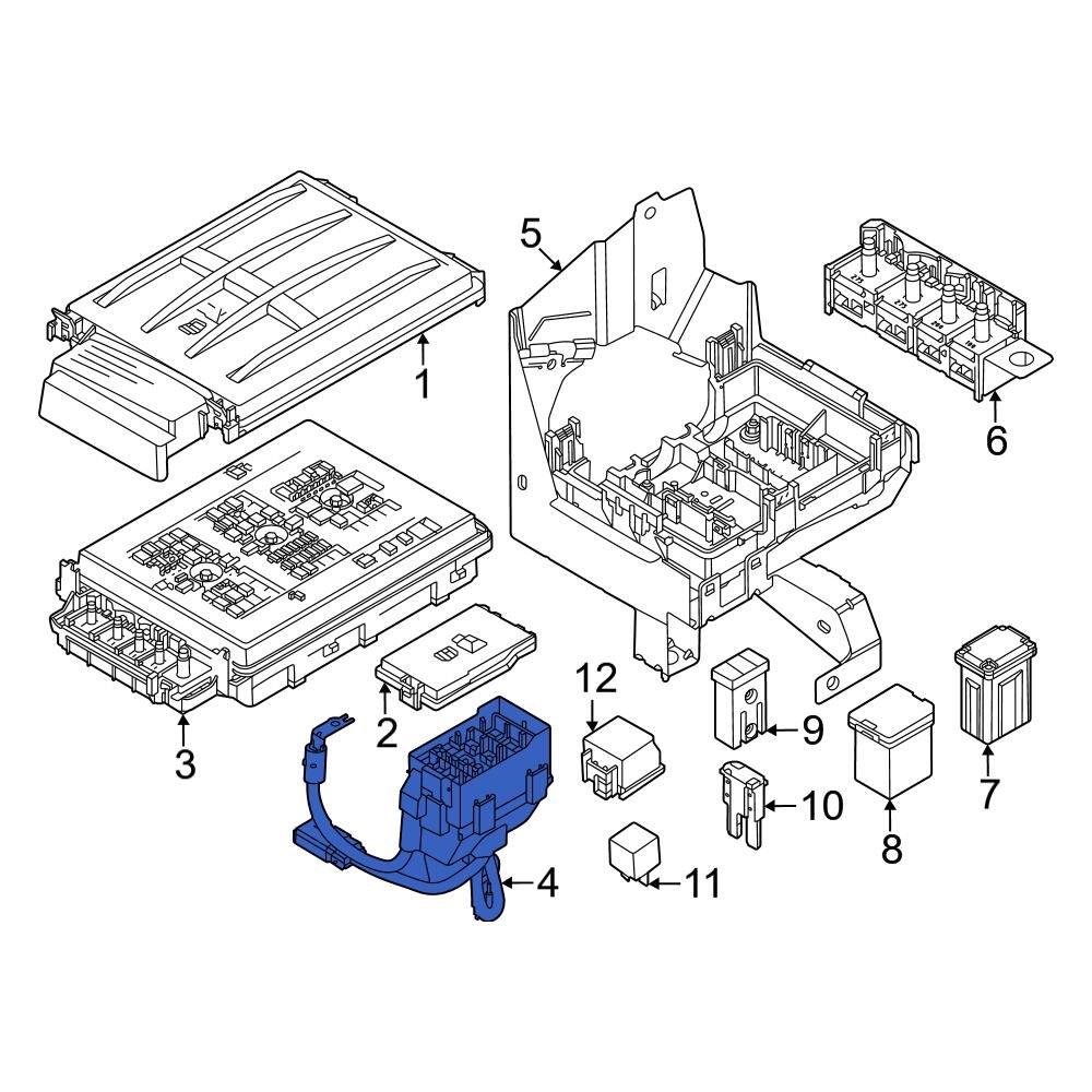 Ford OE PC3Z14A303BA Fuse and Relay Center