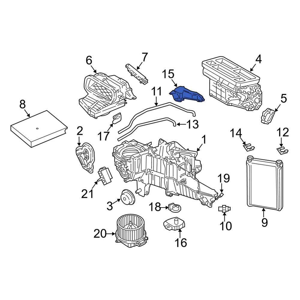 Ford OE FL3Z18B300A Heater Core Access Cover