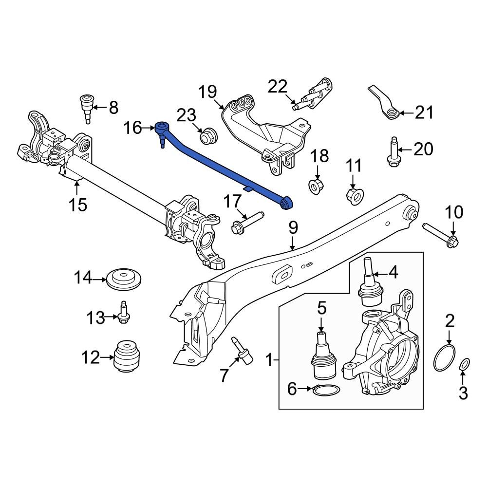 Ford Oe Hc3z3b239c Front Suspension Track Bar