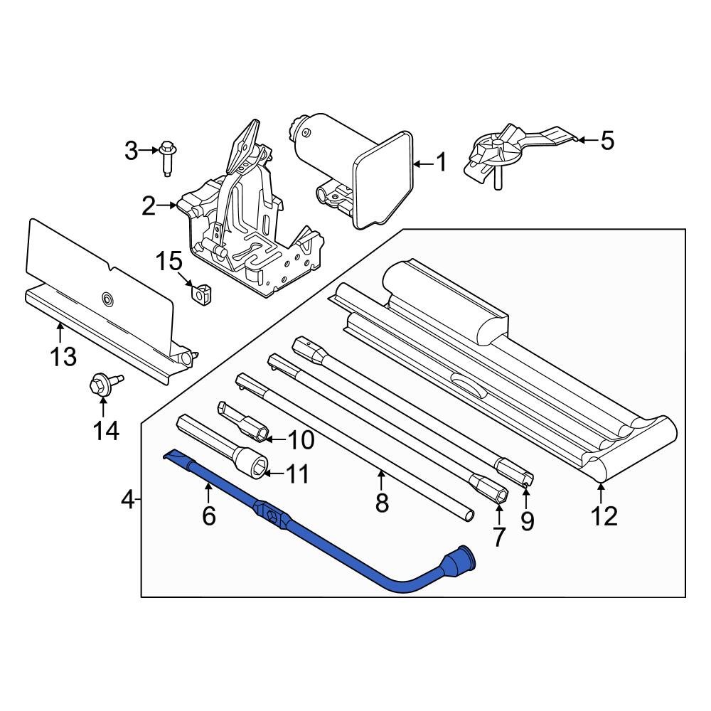 Ford OE HC3Z17032B Wheel Lug Wrench