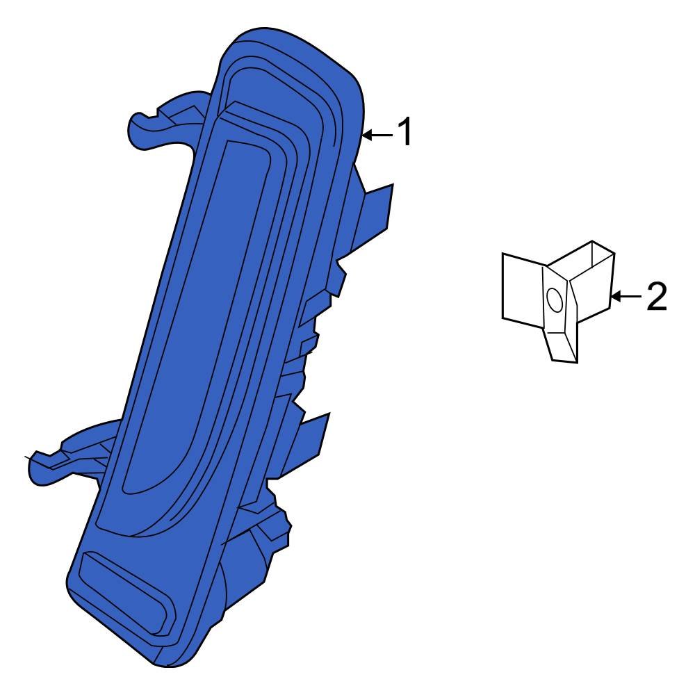 Ford OE BT4Z13201A Front Left Parking Light Assembly