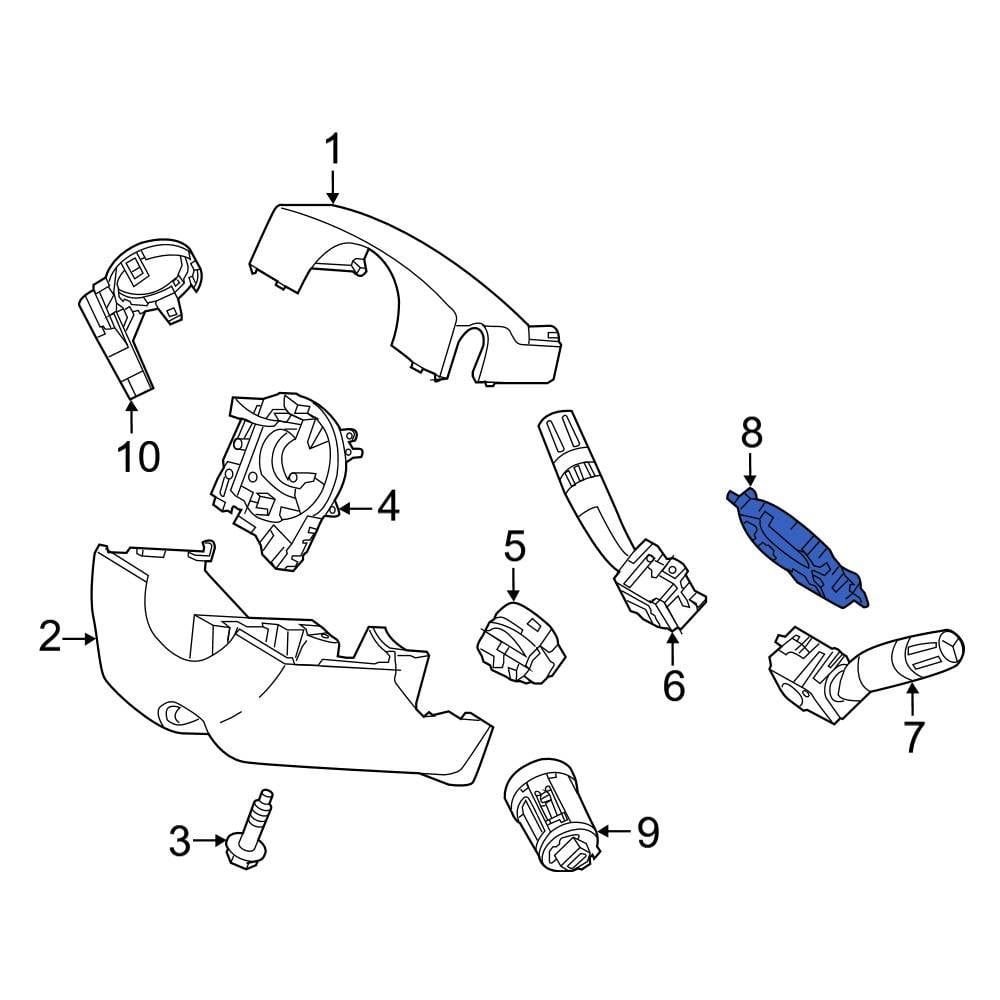 Ford OE BC3Z3F818A Steering Wheel Position Sensor