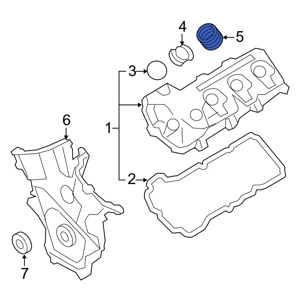 Ford OE BT4Z6763A Engine Oil Filler Tube
