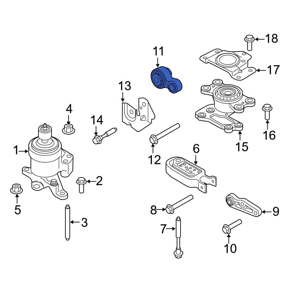 Ford OE DP5Z6068C Engine Torque Strut