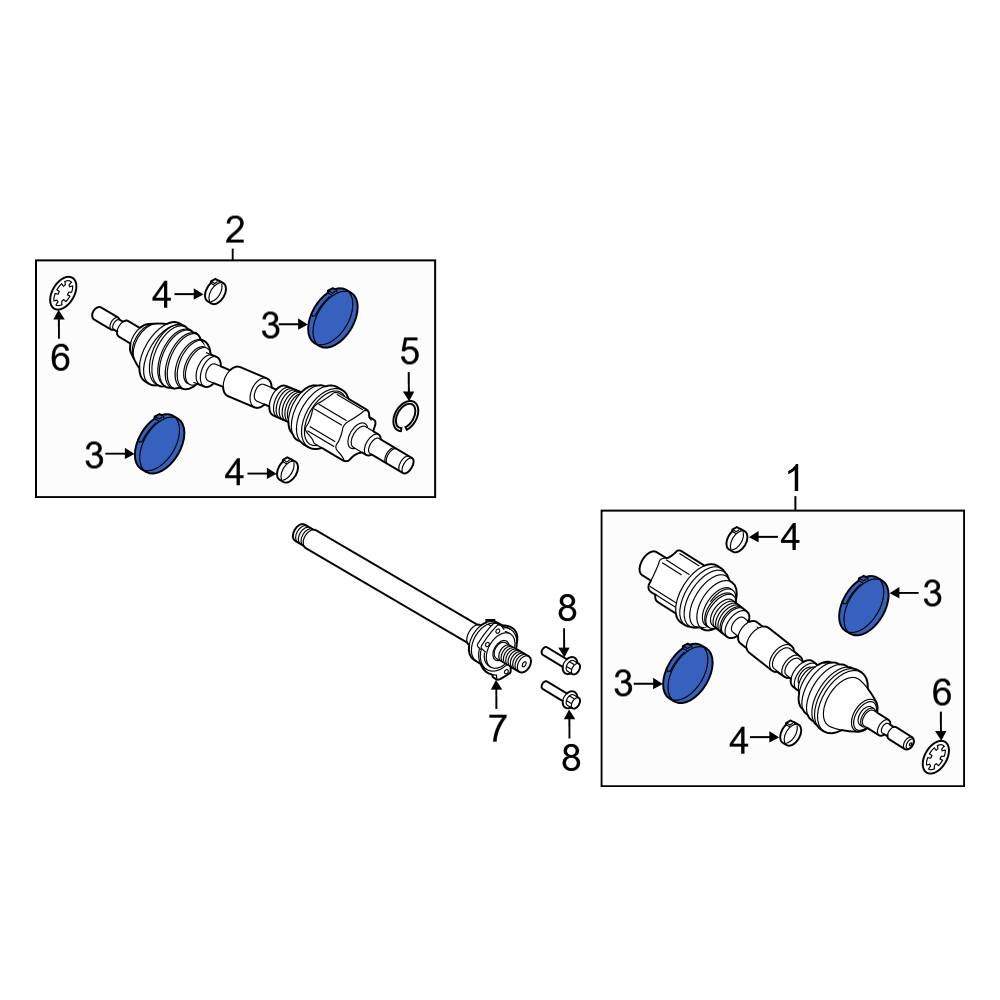 Ford OE CV6Z3B478A Inner CV Joint Boot Band