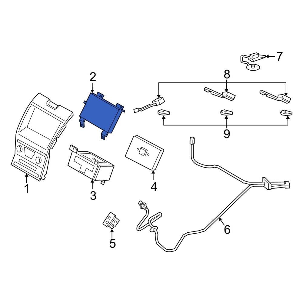 Ford OE K2GZ10D885EB Driver Information Display