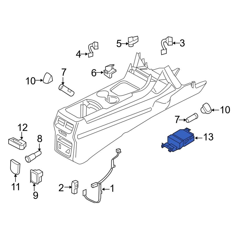 Ford OE E1GZ19G317D - Power Inverter