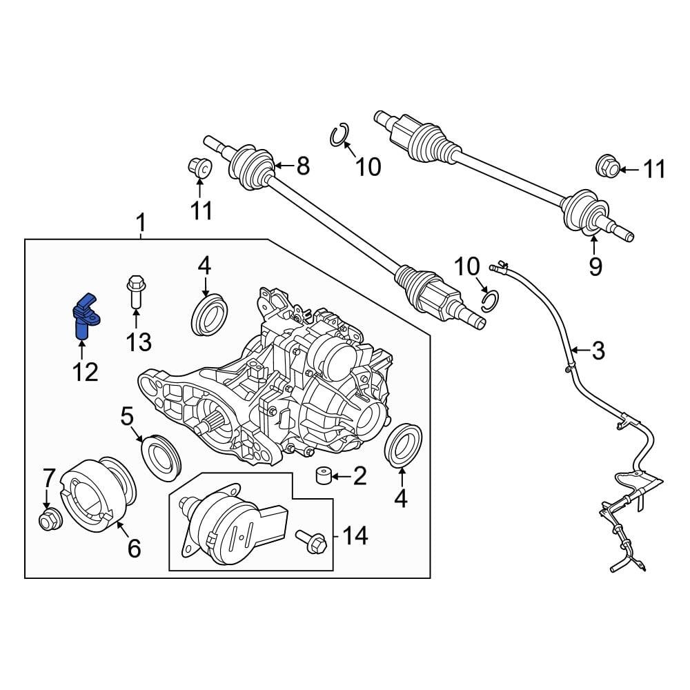 ford-oe-k2gz7m101a-vehicle-speed-sensor