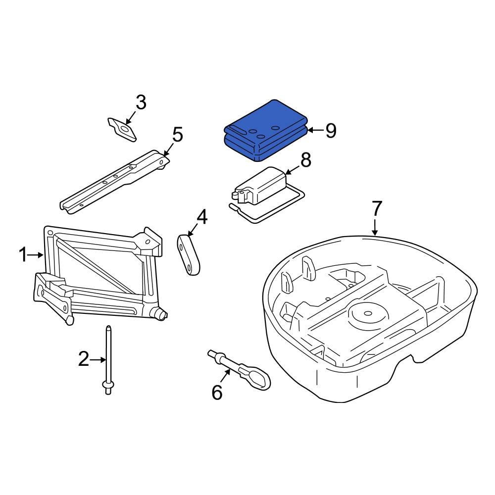 Ford OE KR3Z19G525A Tire Repair Kit