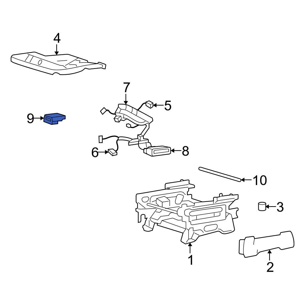Ford OE 1X4Z14C724AA Seat Heater Control Module