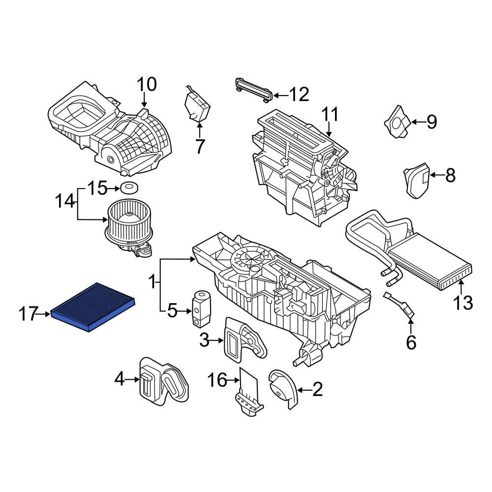 Ford OE AE9Z19N619A - Cabin Air Filter