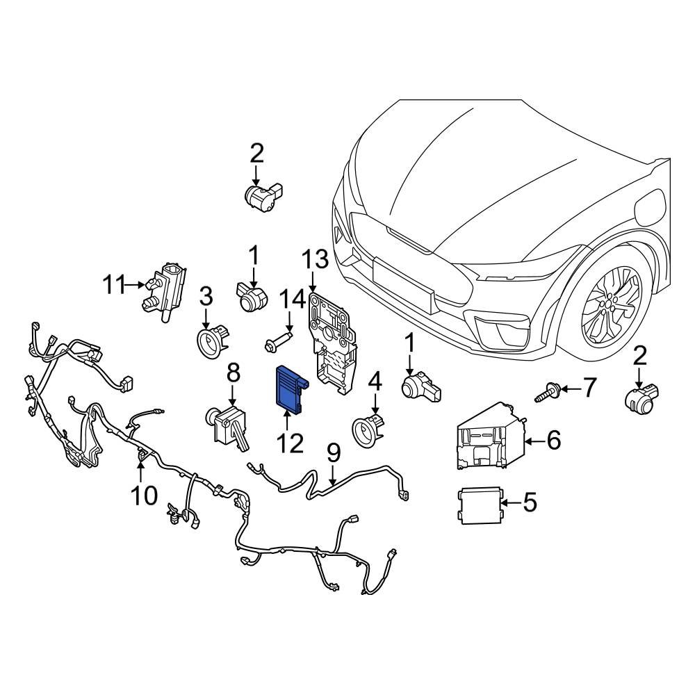 Ford OE ML3Z9E731C Cruise Control Distance Sensor