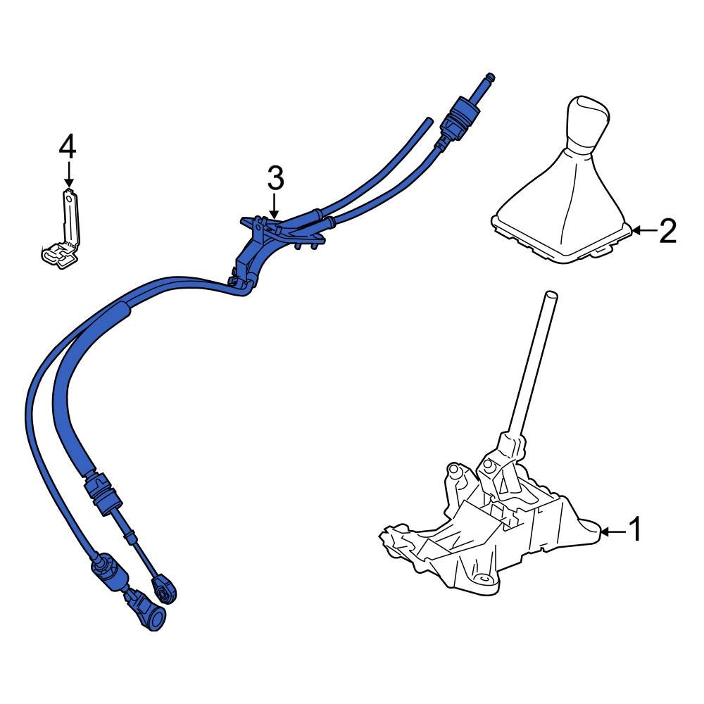 ford-oe-d2bz7e395b-manual-transmission-shift-cable