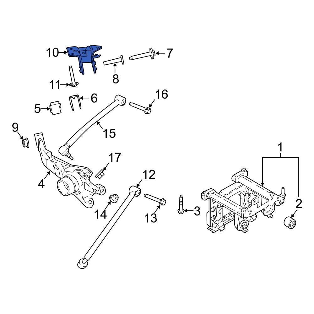 Ford OE GN1Z5A757A Right Suspension Knuckle Bracket