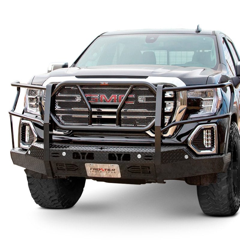 Frontier Truck Gear® - GMC Sierra 2019 Full Width Front HD Bumper with ...