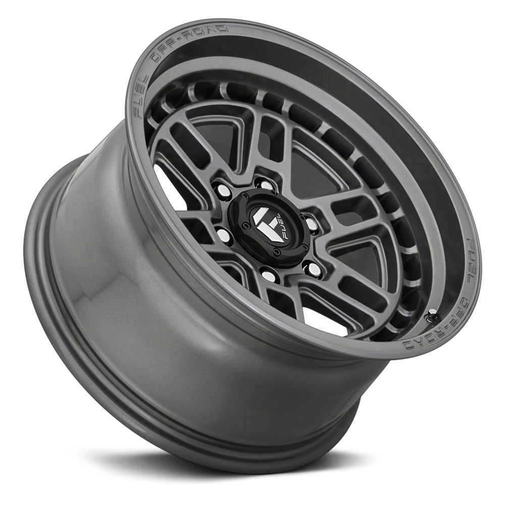 Fuel D668 Nitro 1pc Wheels Matte Gunmetal Rims