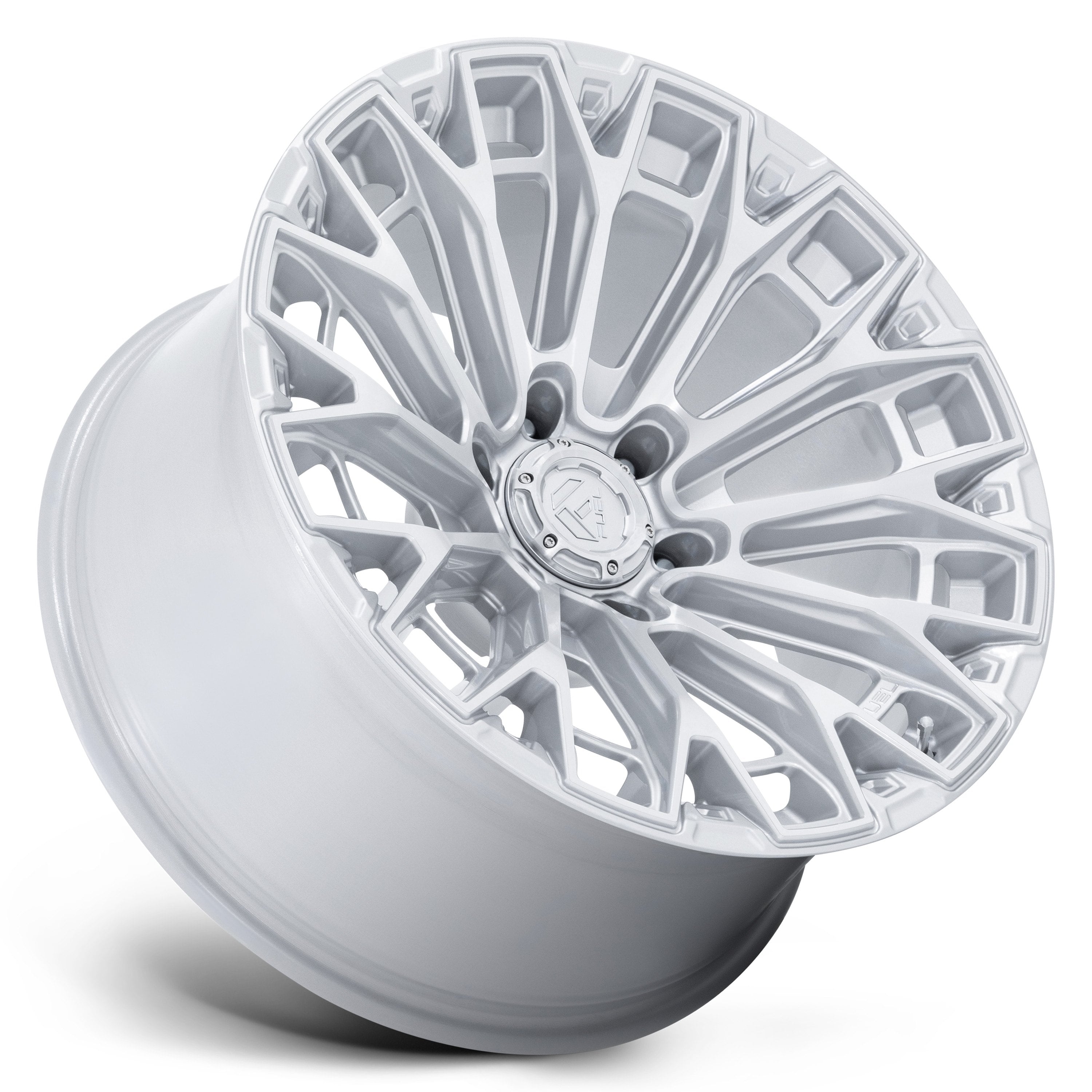 FUEL® FC882 TRAX Wheels - Gloss Silver with Machined Face Rims