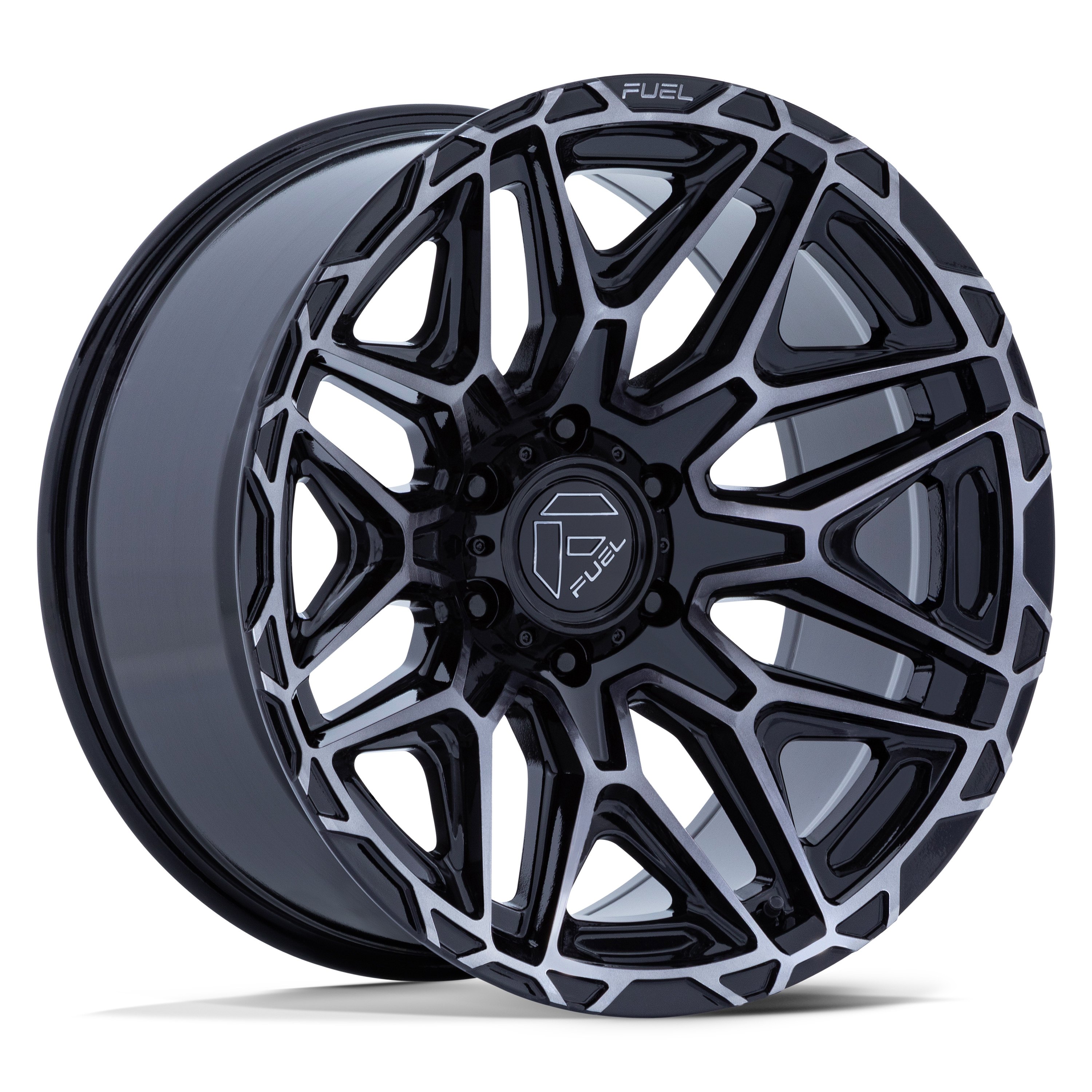 FUEL® FC885 INJECTOR Wheels - Gloss Black with Machined Face and Dark ...