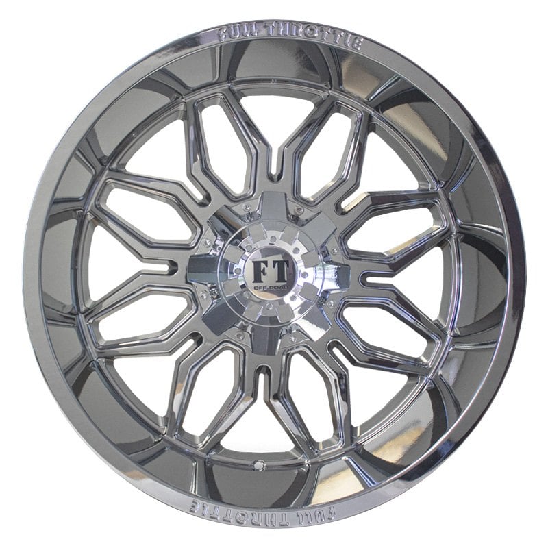 FULL THROTTLE® FT9 Wheels - Chrome Rims