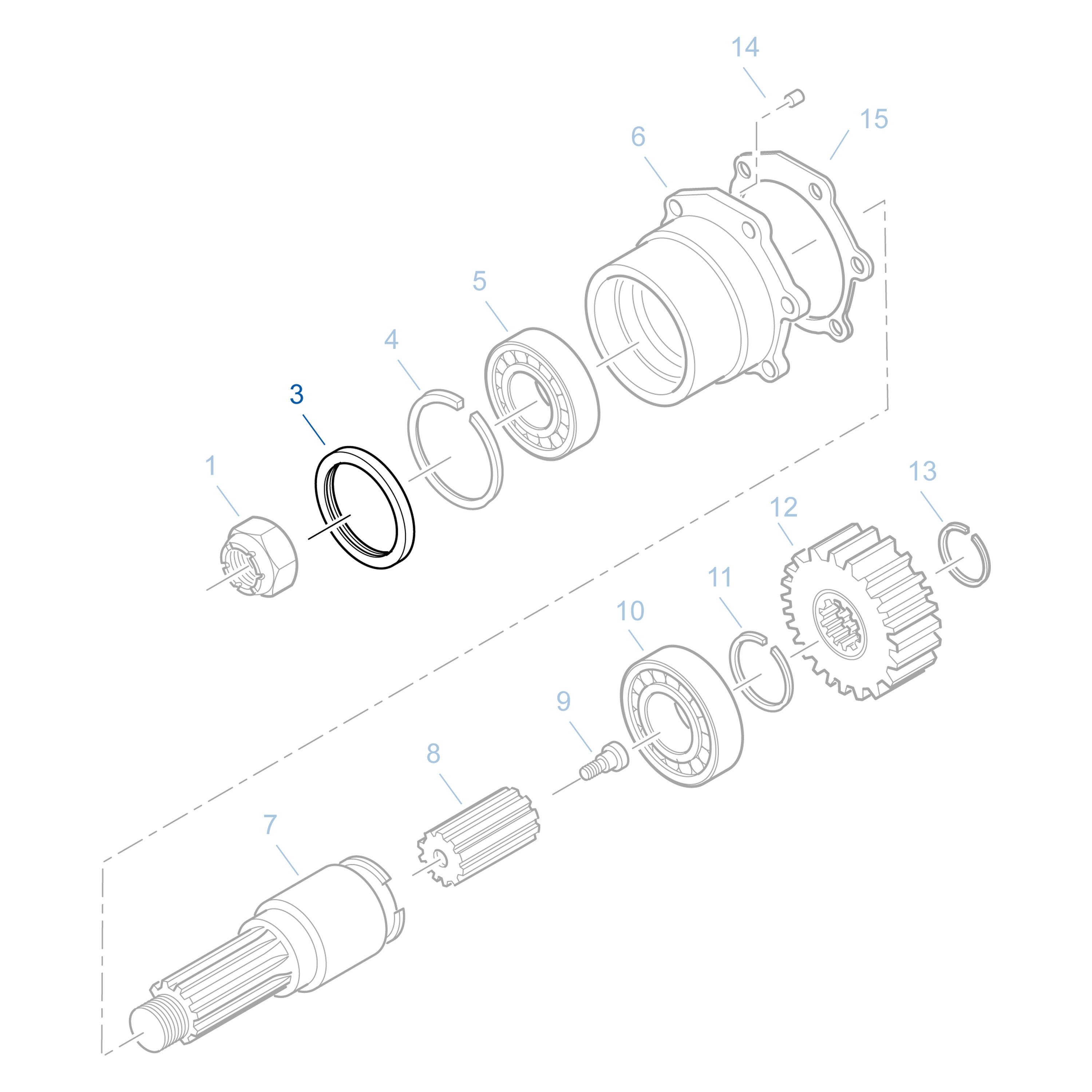 Fuller® 18408 Manual Transmission Seal