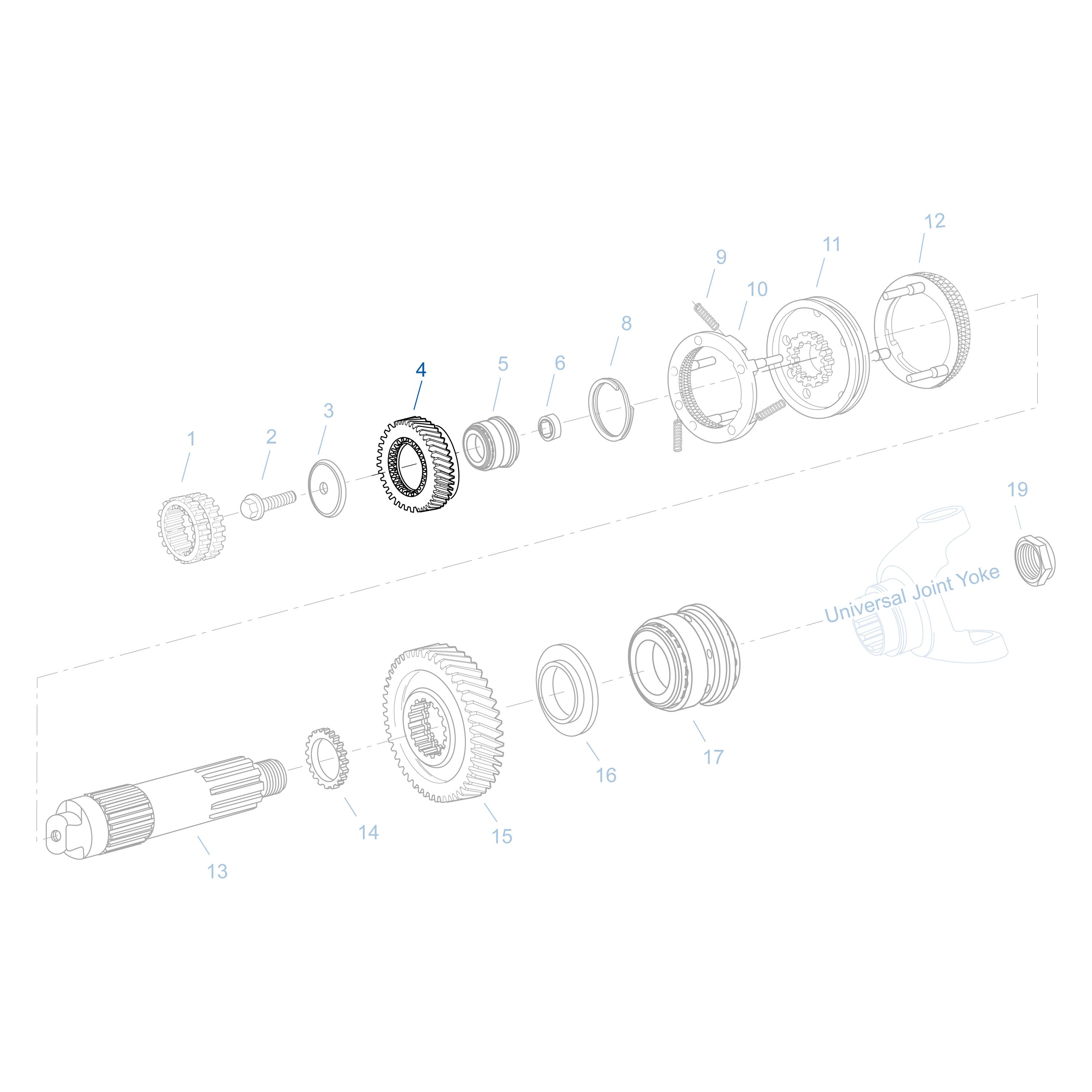 Fuller® 4304086B Manual Transmission Gear Splitter