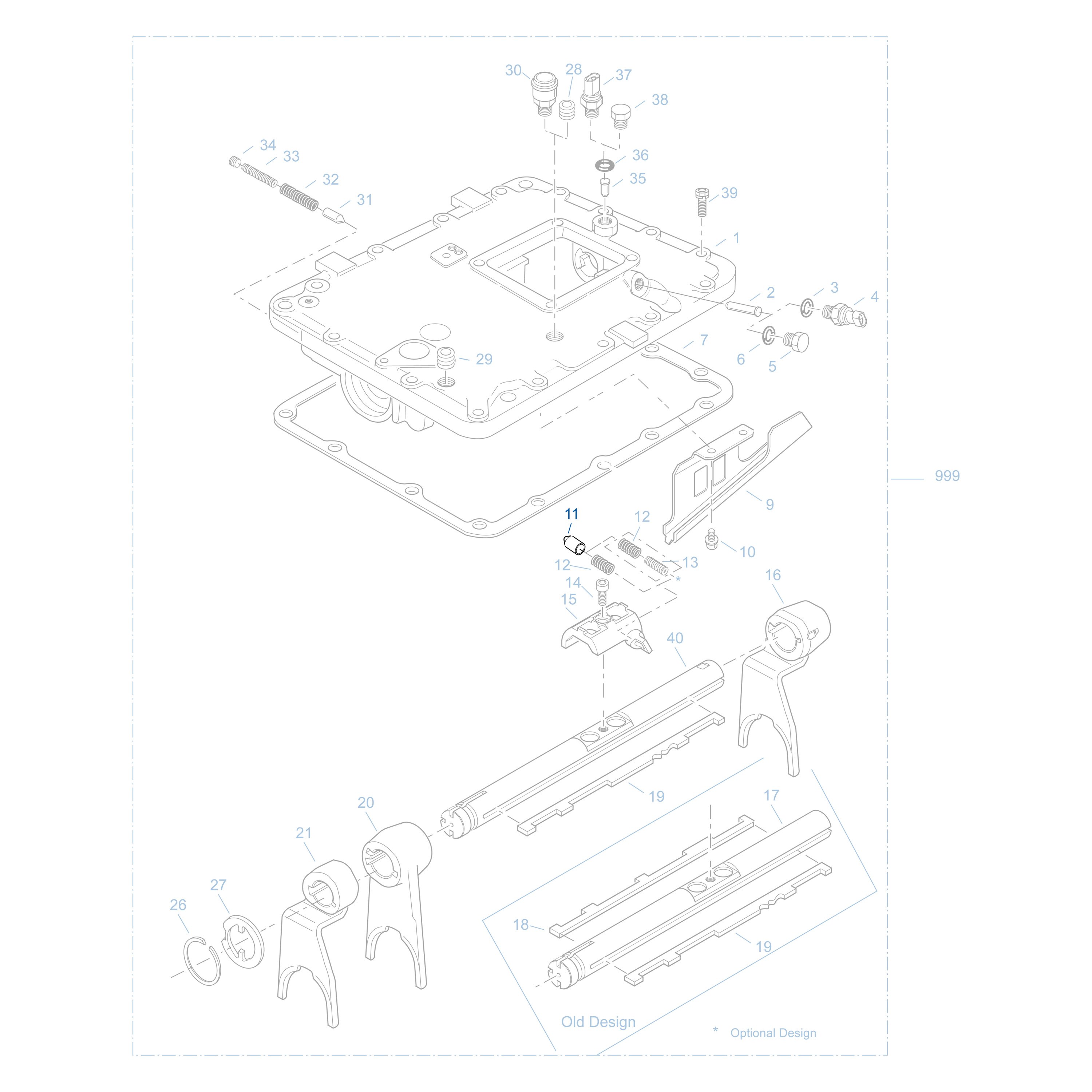 Fuller® 4304138 Manual Transmission Detent Plunger