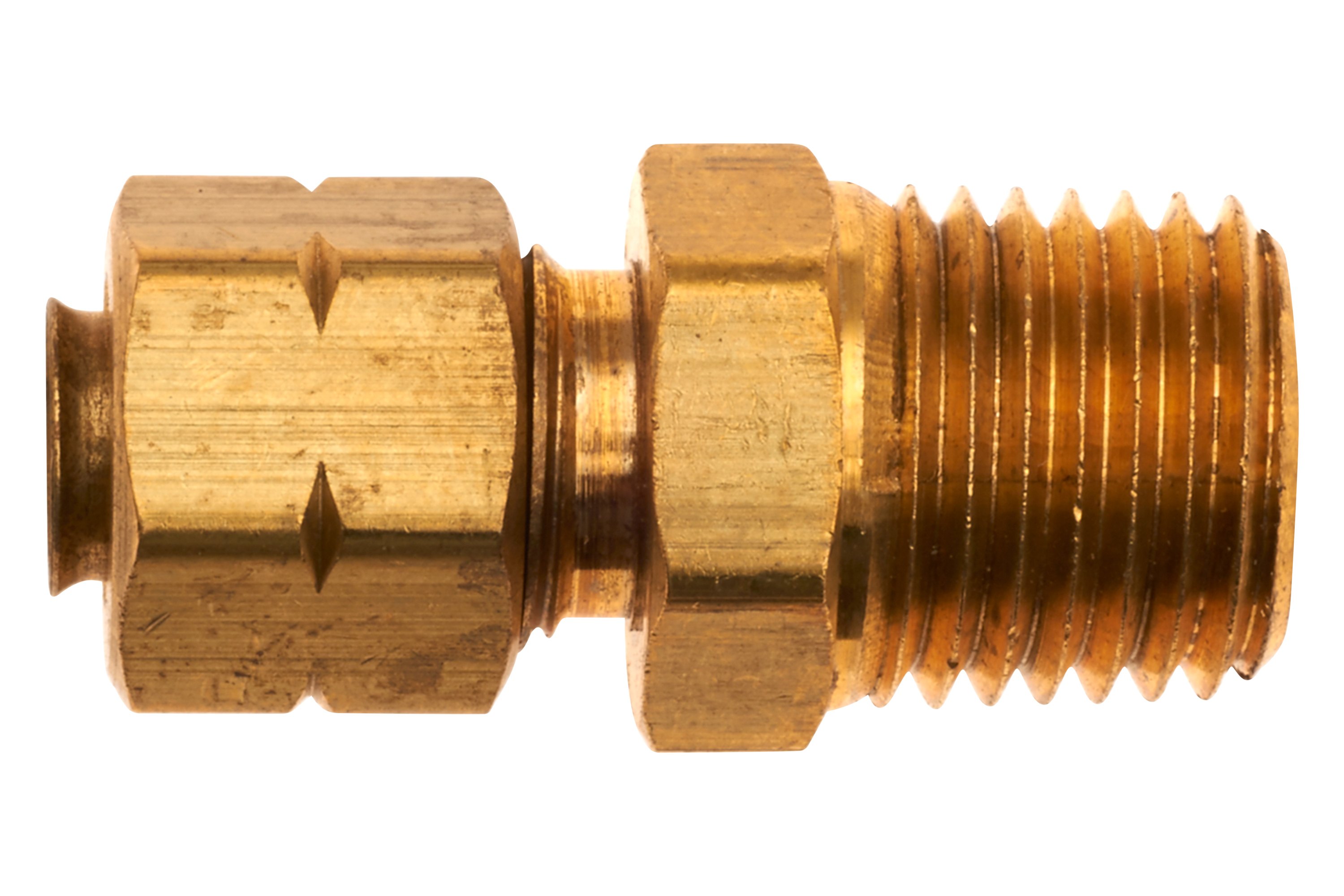 Gates® G581000502 5/16" Brass Compression PVC to Male Pipe